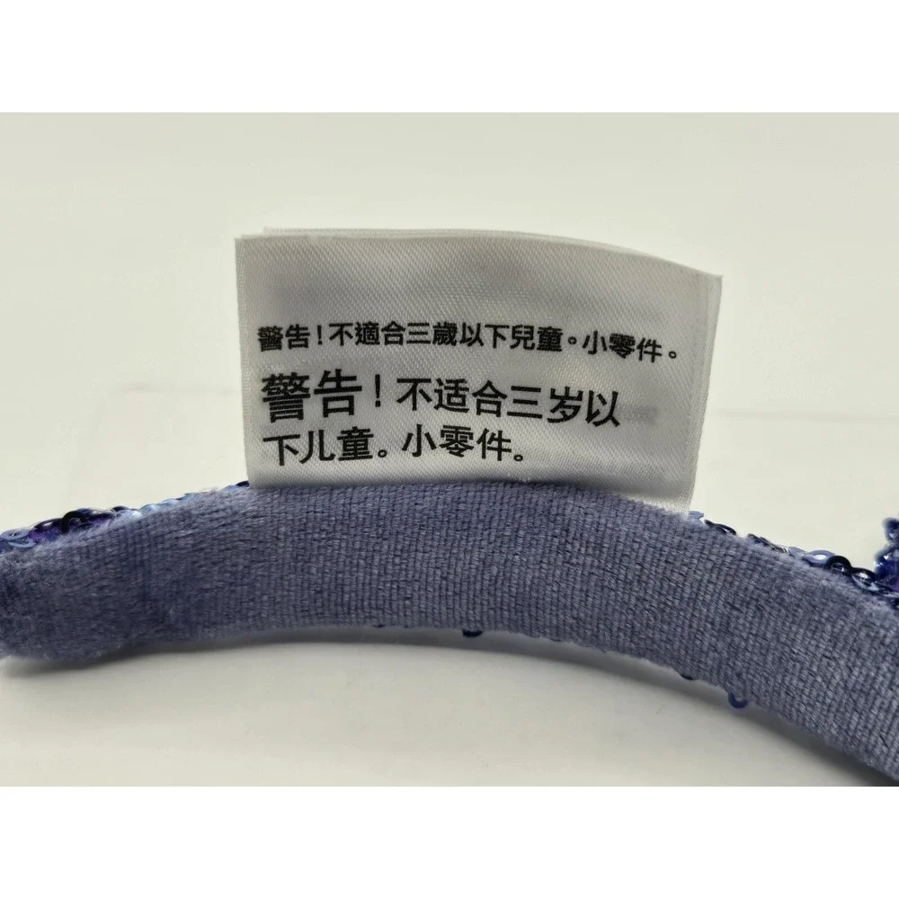Disney Parks Minnie Mouse Ears Purple Hydrangea‎ Blue Iris Flower Headband